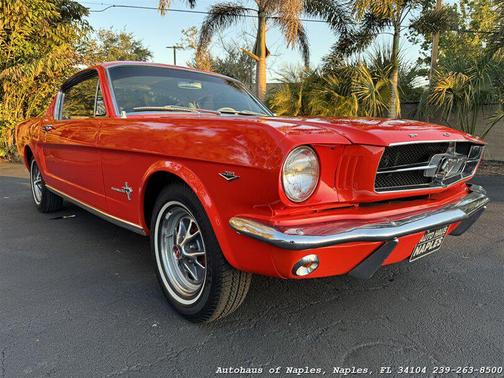 Orange 1965 Ford Mustang Base