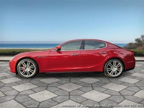 Red 2015 Maserati Ghibli S Q4