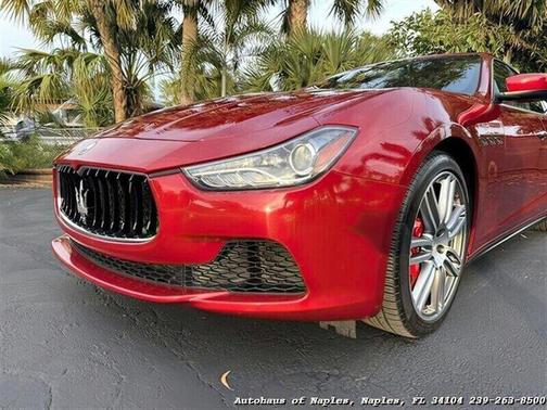 Red 2015 Maserati Ghibli S Q4