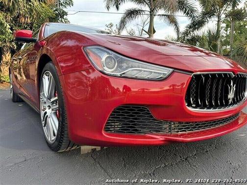 Red 2015 Maserati Ghibli S Q4