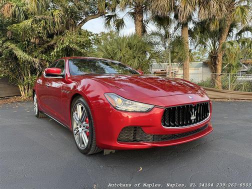 Red 2015 Maserati Ghibli S Q4