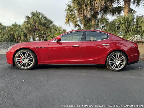 Red 2015 Maserati Ghibli S Q4