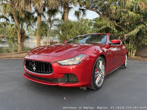 Red 2015 Maserati Ghibli S Q4