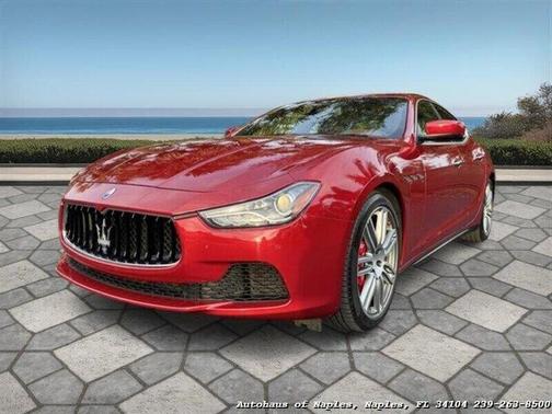 Red 2015 Maserati Ghibli S Q4