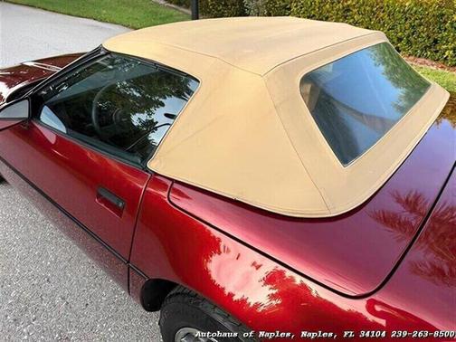 Burgundy 1987 Chevrolet Corvette Base