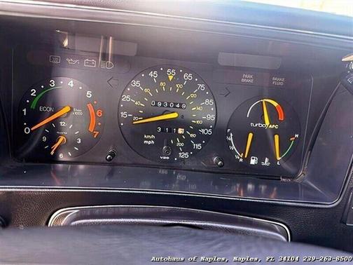 Yellow 1991 Saab 900 Turbo