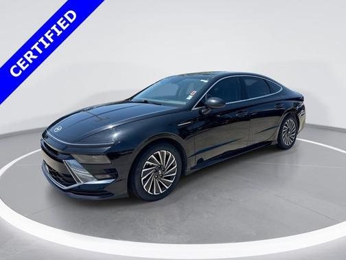 Black 2024 Hyundai SONATA Hybrid SEL
