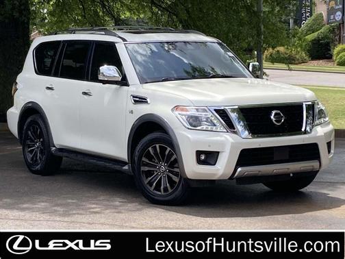 Pearl White 2018 Nissan Armada Platinum