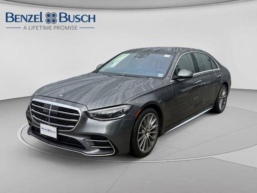 Selenite Gray / Obsidian Black 2022 Mercedes-Benz S-Class S 580 4MATIC