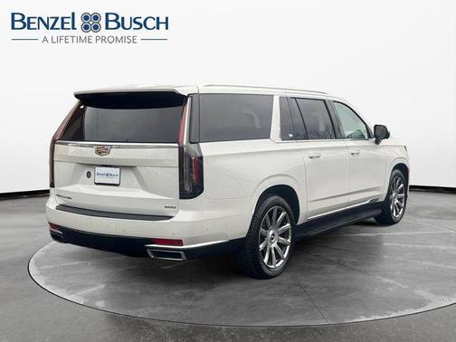 Crystal White Tri-Coat 2021 Cadillac Escalade ESV Premium Luxury Platinum