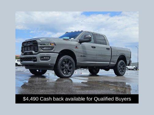Ceramic Gray Clearcoat 2026 RAM 2500 Big Horn Crew Cab 4x4 6'4' Box