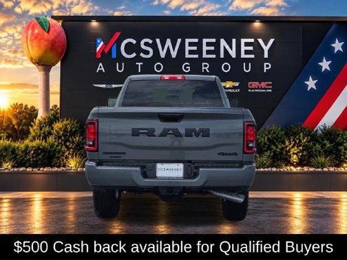 Ceramic Gray Clearcoat 2026 RAM 2500 Big Horn Crew Cab 4x4 6'4' Box