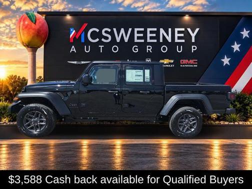 Black Clearcoat 2026 Jeep Gladiator Sport