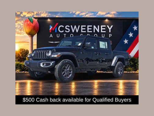 Black Clearcoat 2026 Jeep Gladiator Sport