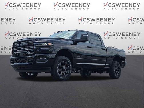 Diamond Black Crystal Pearlcoat 2026 RAM 2500 Big Horn Crew Cab 4x4 6'4' Box