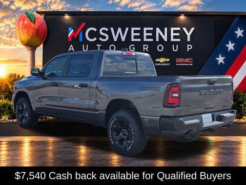 Granite Crystal Metallic Clearcoat 2026 RAM 1500 Warlock Crew Cab 4x4 5'7' Box