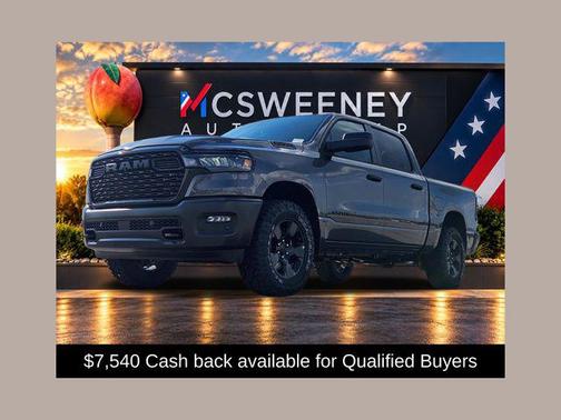 Granite Crystal Metallic Clearcoat 2026 RAM 1500 Warlock Crew Cab 4x4 5'7' Box