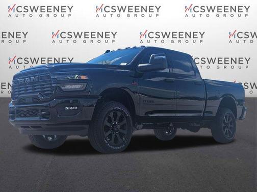 Diamond Black Crystal Pearlcoat 2026 RAM 2500 Big Horn Crew Cab 4x4 6'4' Box