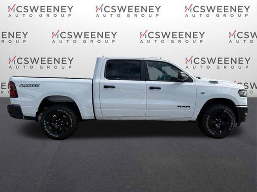 Bright White Clearcoat 2026 RAM 1500 Warlock Crew Cab 4x4 5'7' Box
