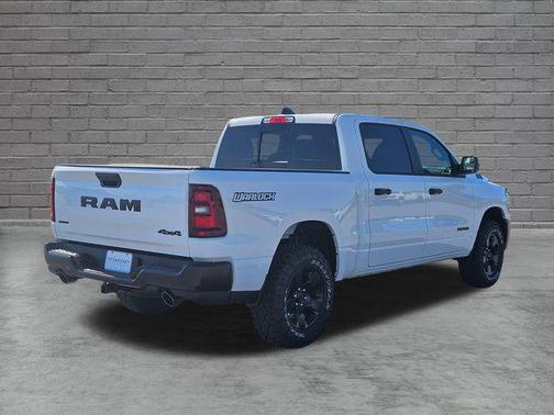 Bright White Clearcoat 2026 RAM 1500 Warlock Crew Cab 4x4 5'7' Box