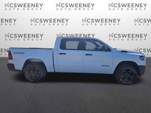 Bright White Clearcoat 2026 RAM 1500 Warlock Crew Cab 4x4 5'7' Box