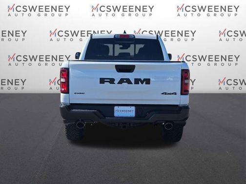Bright White Clearcoat 2026 RAM 1500 Warlock Crew Cab 4x4 5'7' Box