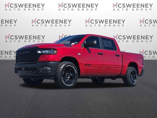 Molten Red Pearlcoat 2026 RAM 1500 Warlock Crew Cab 4x4 5'7' Box