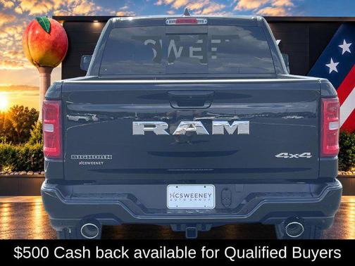 Diamond Black Crystal Pearlcoat 2026 RAM 1500 Big Horn/Lone Star