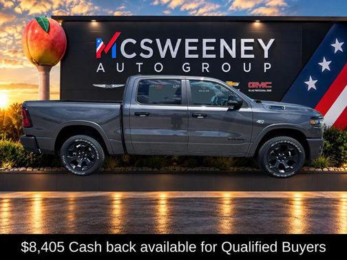 Granite Crystal Metallic Clearcoat 2026 RAM 1500 Big Horn/Lone Star