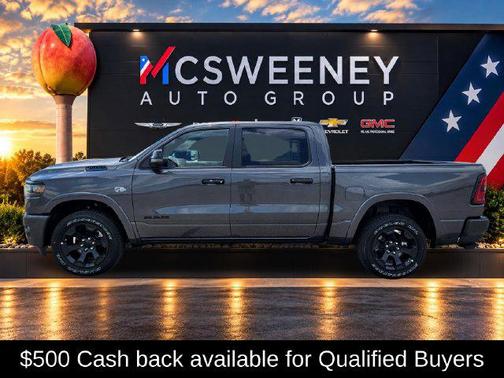 Granite Crystal Metallic Clearcoat 2026 RAM 1500 Big Horn/Lone Star