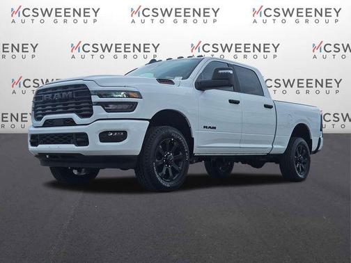 Bright White Clearcoat 2026 RAM 2500 Big Horn Crew Cab 4x4 6'4' Box