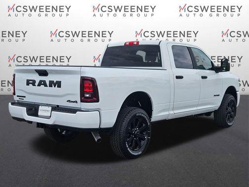 Bright White Clearcoat 2026 RAM 2500 Big Horn Crew Cab 4x4 6'4' Box