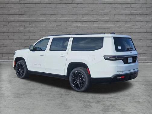 Bright White Clearcoat 2026 Jeep Grand Wagoneer L Summit Obsidian 4x4
