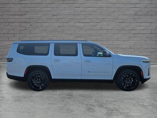 Bright White Clearcoat 2026 Jeep Grand Wagoneer L Summit Obsidian 4x4
