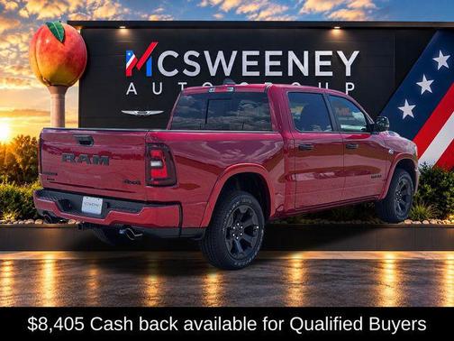 Molten Red Pearlcoat 2026 RAM 1500 Big Horn/Lone Star
