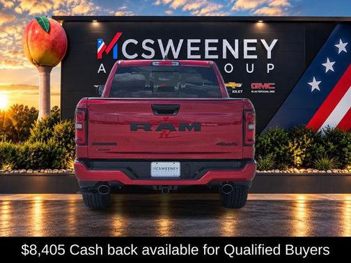 Molten Red Pearlcoat 2026 RAM 1500 Big Horn/Lone Star