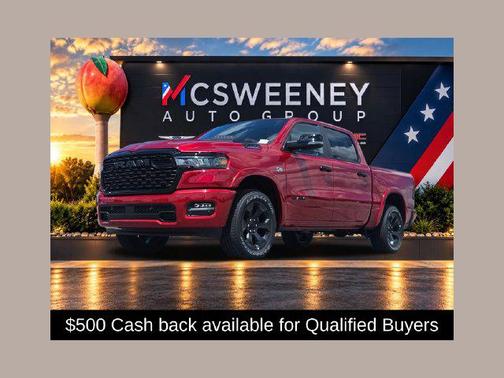 Molten Red Pearlcoat 2026 RAM 1500 Big Horn/Lone Star
