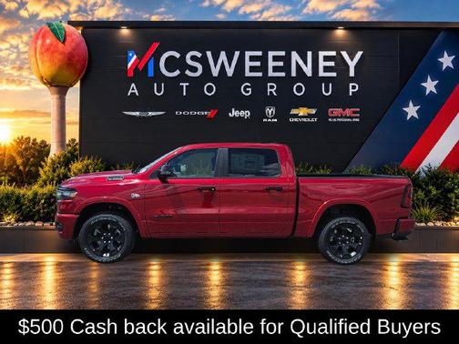 Molten Red Pearlcoat 2026 RAM 1500 Big Horn/Lone Star