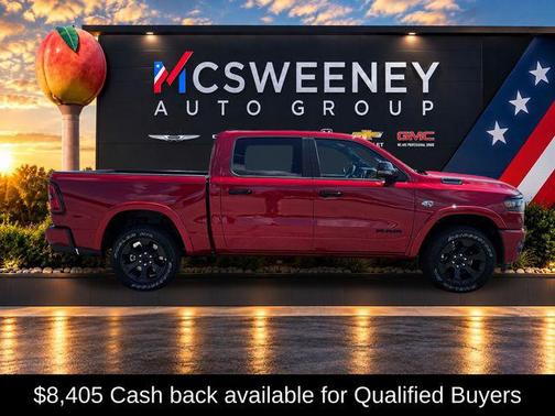 Molten Red Pearlcoat 2026 RAM 1500 Big Horn/Lone Star
