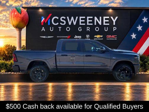 Granite Crystal Metallic Clearcoat 2026 RAM 1500 Big Horn/Lone Star