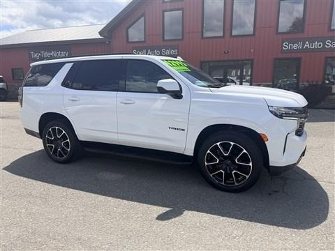 WHITE 2021 Chevrolet Tahoe RST