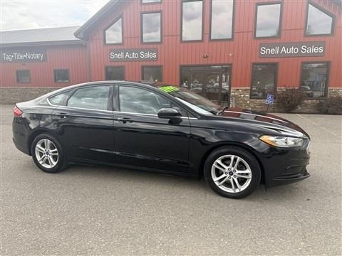 BLACK 2018 Ford Fusion SE