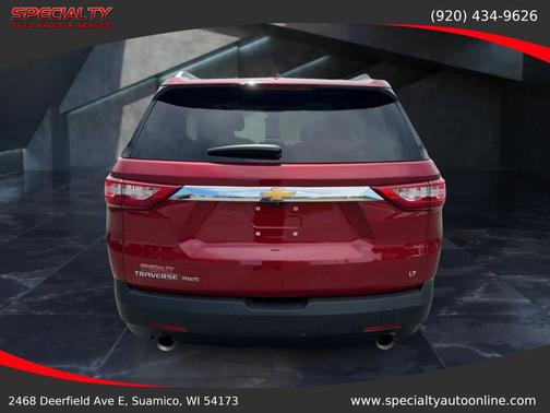 Red Tintcoat 2018 Chevrolet Traverse LT Leather