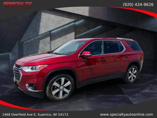 Red Tintcoat 2018 Chevrolet Traverse LT Leather