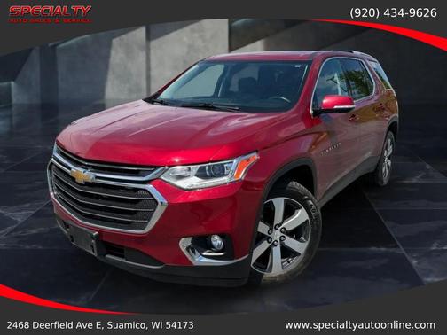 Red Tintcoat 2018 Chevrolet Traverse LT Leather