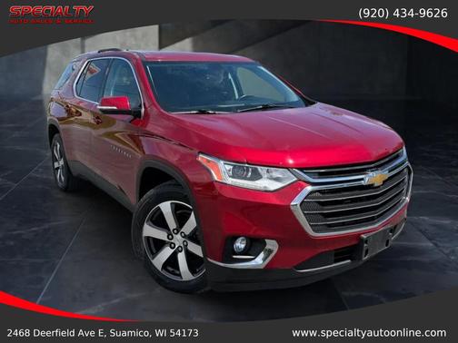 Red Tintcoat 2018 Chevrolet Traverse LT Leather