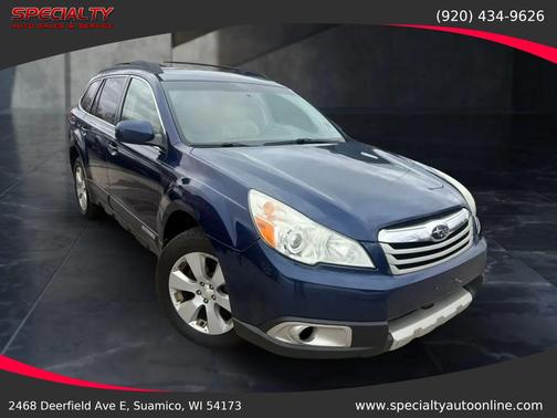 Azurite Blue Pearl 2010 Subaru Outback 2.5 i Limited