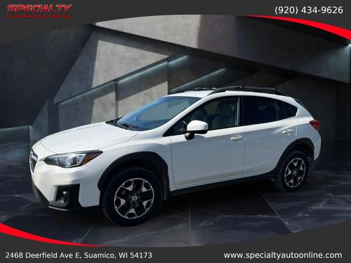 Crystal White Pearl 2018 Subaru Crosstrek 2.0i Premium