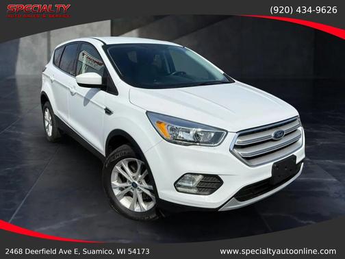 Oxford White 2019 Ford Escape SE