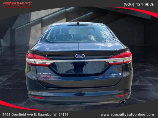 Shadow Black 2018 Ford Fusion Hybrid S